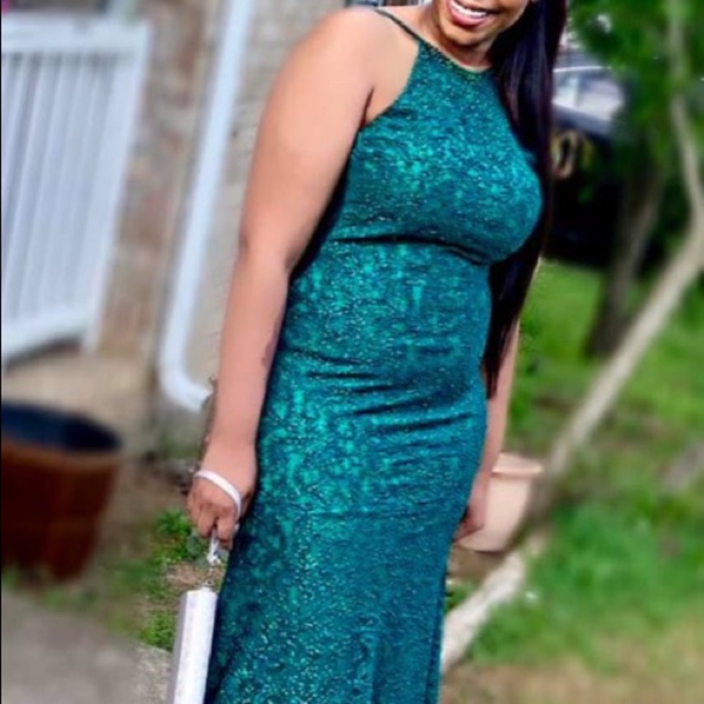 Green prom dress